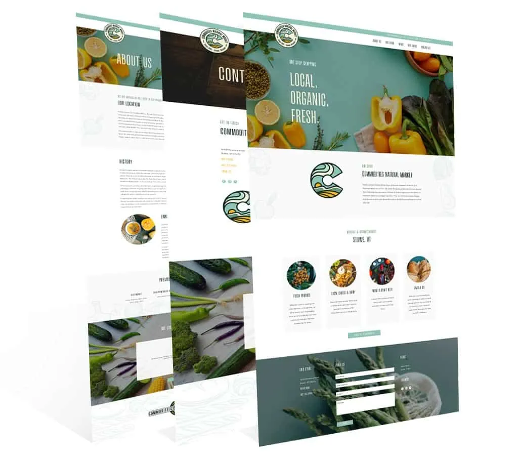 Commodities Natural Market — website preview