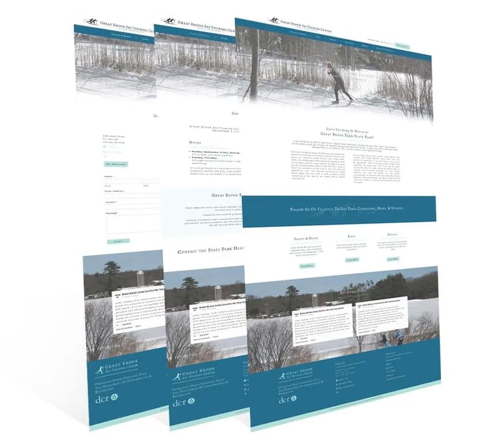 Great Brook Ski — website preview