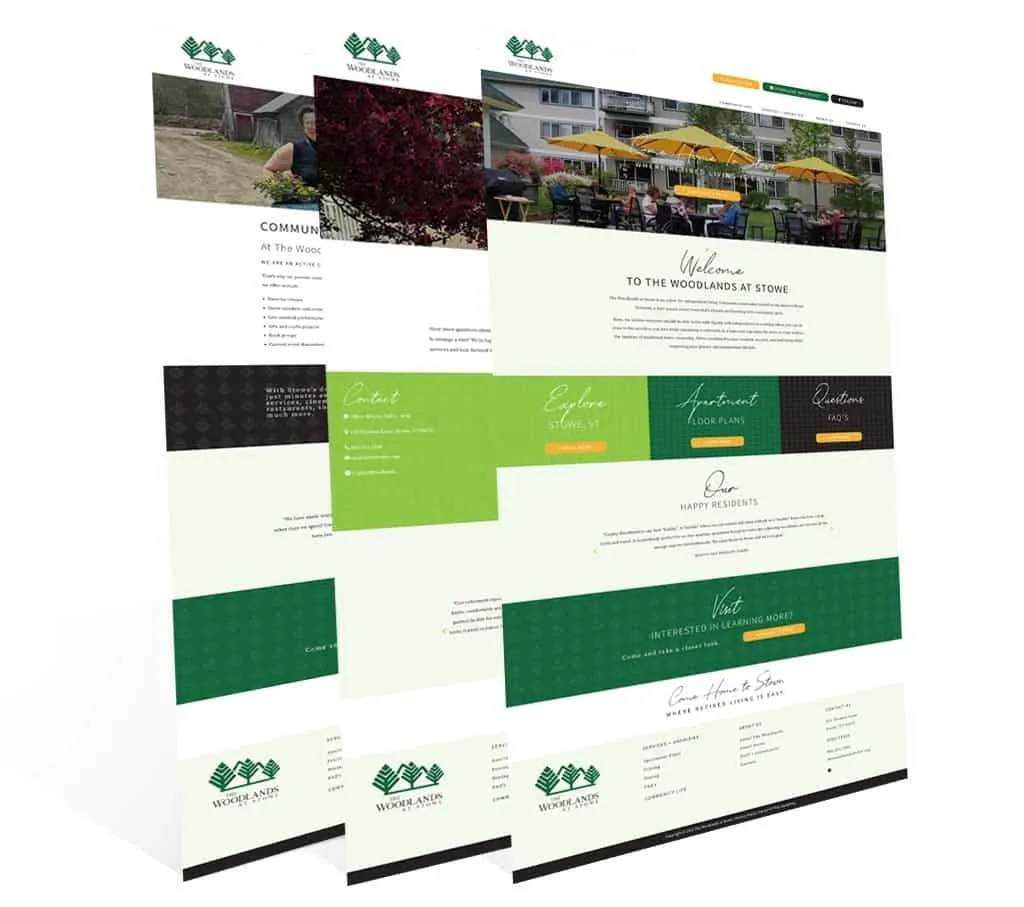 The Woodlands at Stowe — website preview